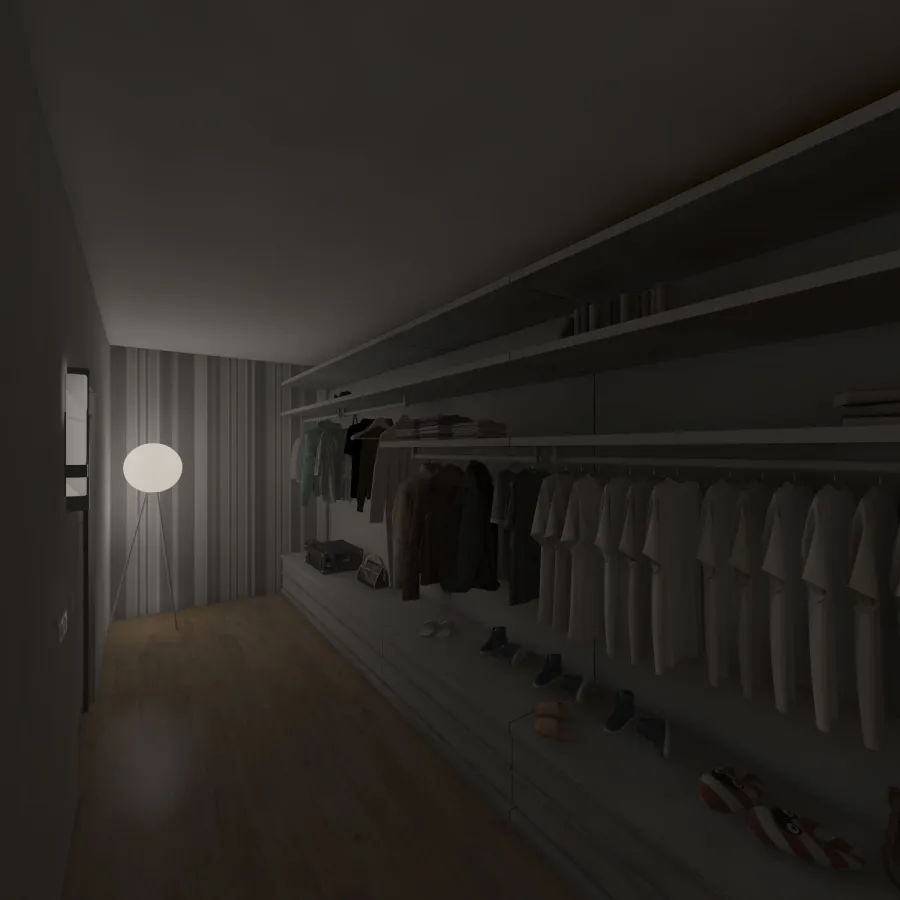 Cloak Room1 3d design renderings