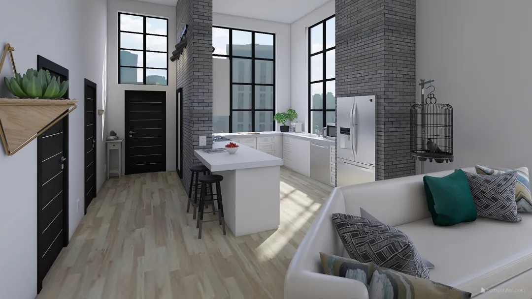 Open Studio Home 3d design renderings