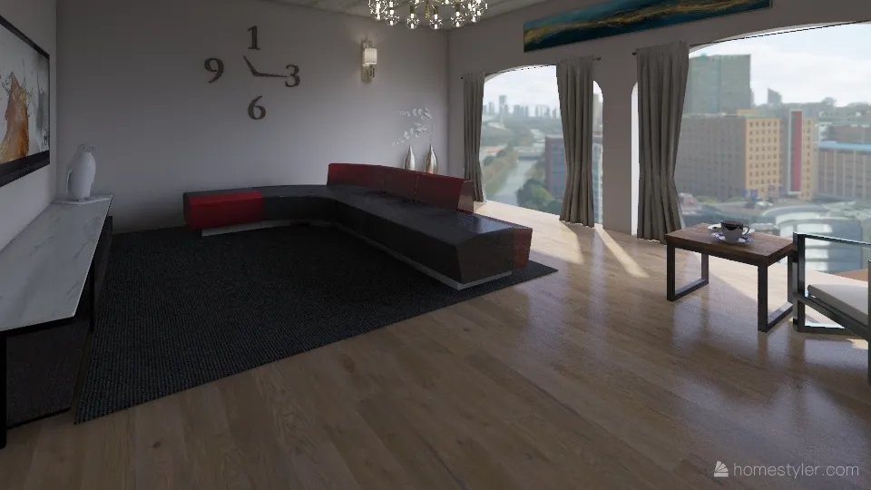 soggiorno moderno 3d design renderings