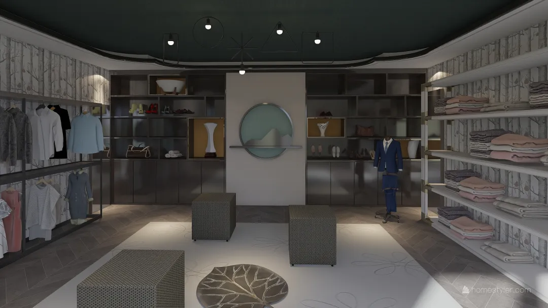 showroom 3d design renderings