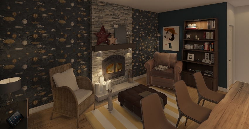 cosy Interior Design Render