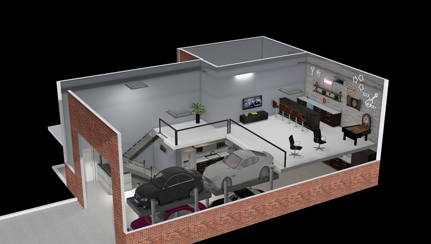 Romnes Remodeling - Garage 3d design picture 203.78