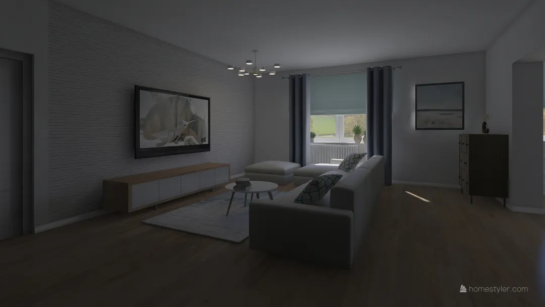 план квартиры 1 Скидель 3d design renderings