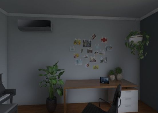 My Home Office Idea Design Rendering