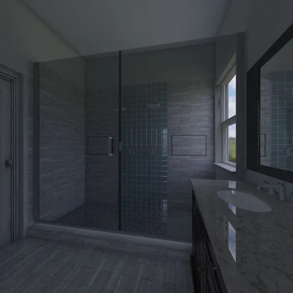 Romnes Remodeling  - Mitch bathroom 3d design renderings