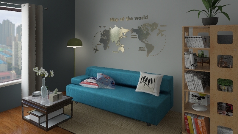 My Home Office Idea Interior Design Render