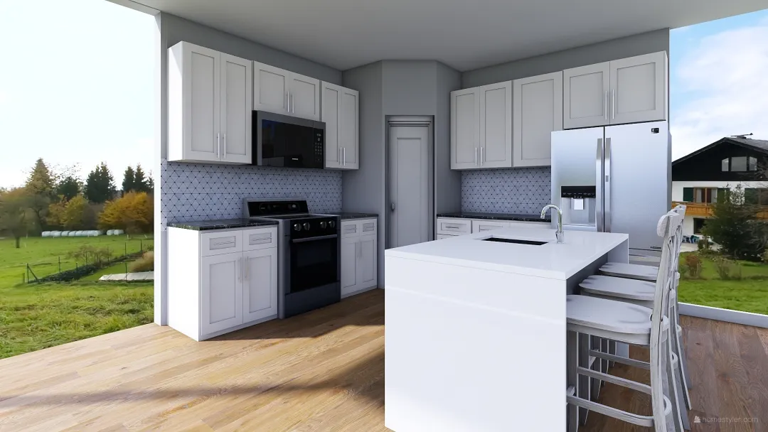 Romnes Remodeling - Kitchen 3d design renderings