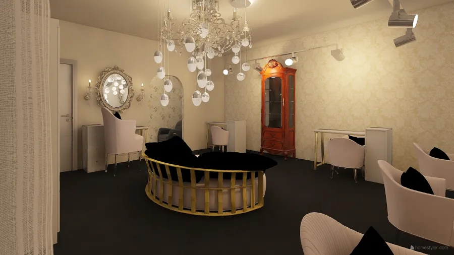 2ci salon  yasamal 3d design renderings