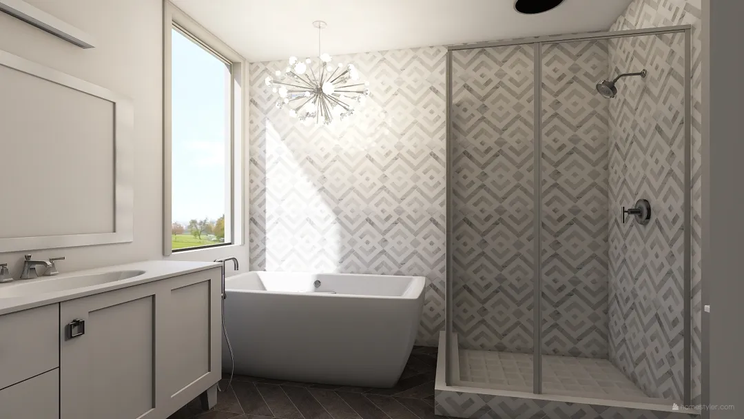 Mary Bathroom 3d design renderings