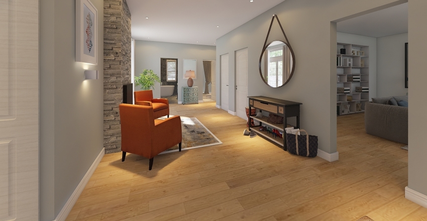 cosy Interior Design Render