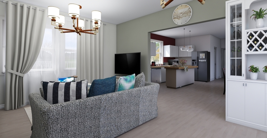Bungalow Interior Design Render