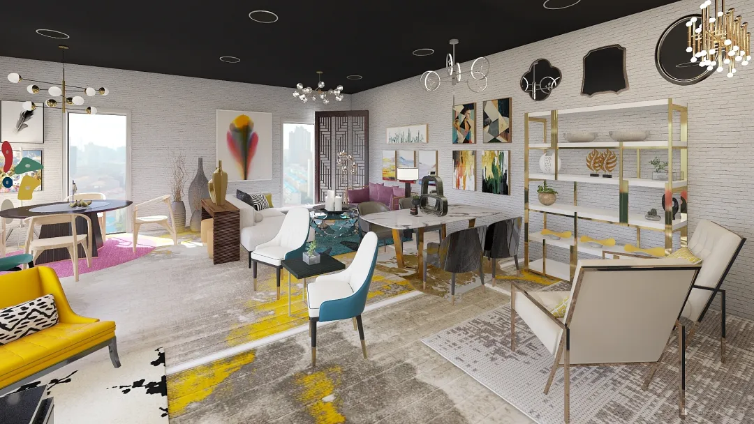 Furniture Boutique 3d design renderings