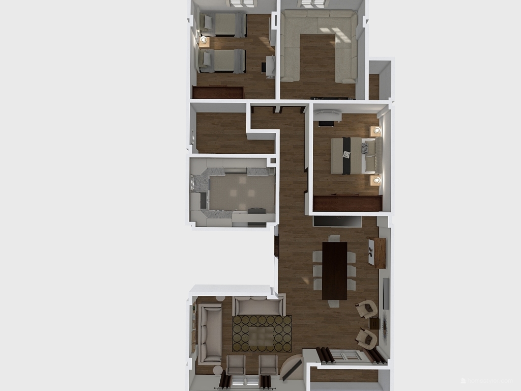 badr apartment 33 3d design renderings