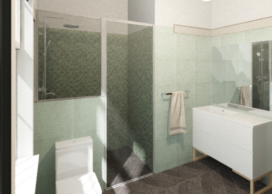 MK bathroom  Design Rendering