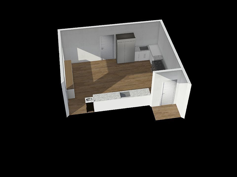 The Gathering Kitchen 3d design renderings