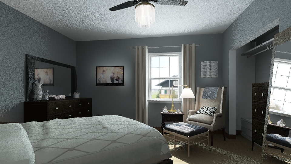Bedroom Retreat 3d design renderings