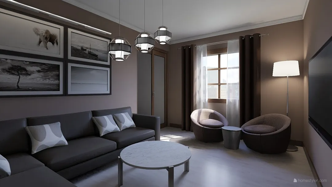 интерьер гостиной 1 3d design renderings