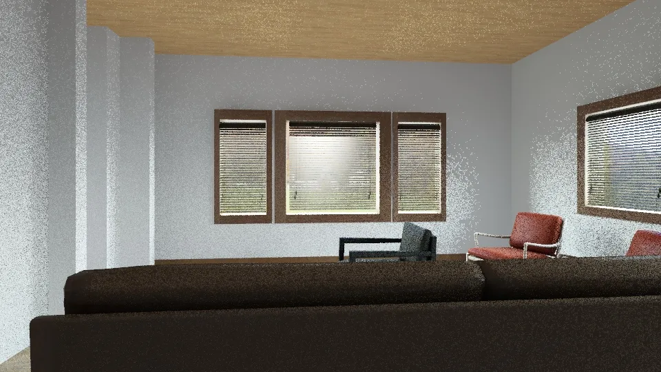 CB Living Room 3d design renderings