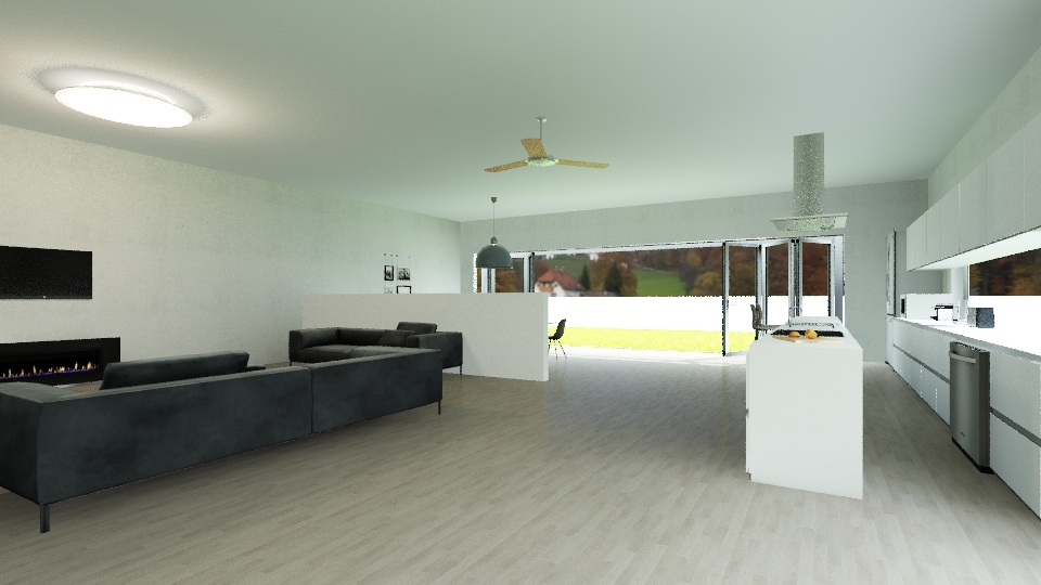 modern family home 3d design renderings