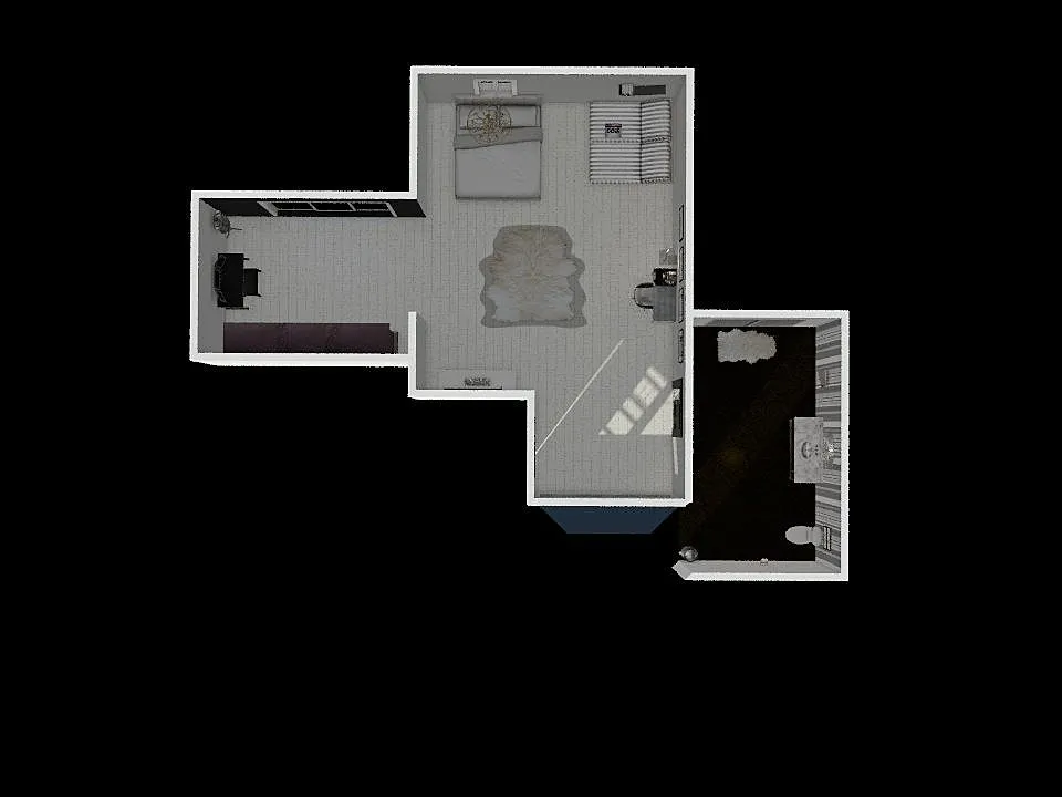 Dream bedroom assignment 3d design renderings