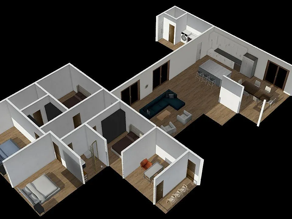 the house 3d design renderings