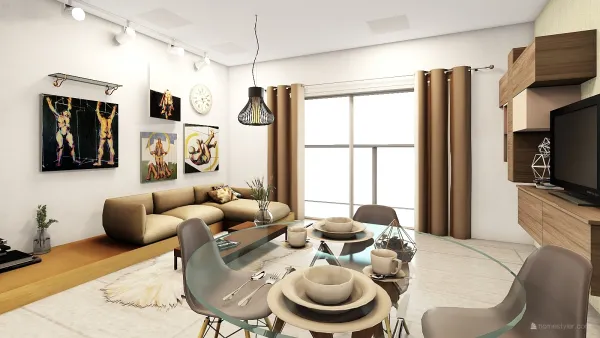 Professional interior design created with Homestyler 3D design software