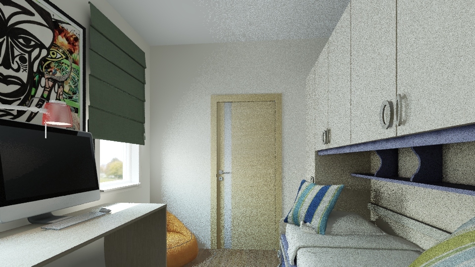 Will's Bedroom 3d design renderings