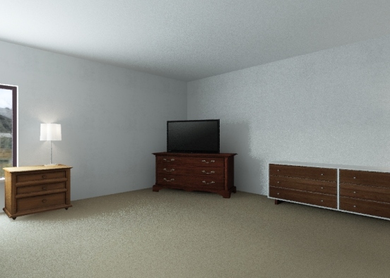 bedroom before Design Rendering