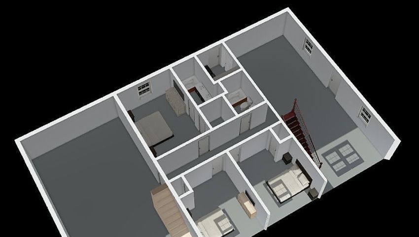 Lake House 1st Floor 3d design picture 193.84