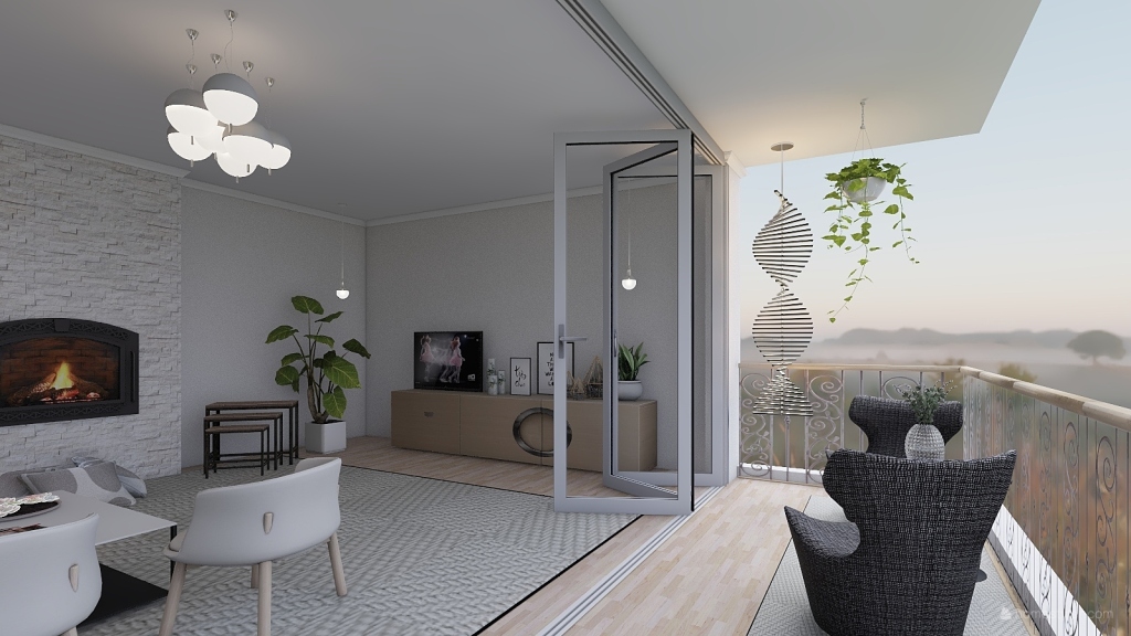 غرفة 3d design renderings