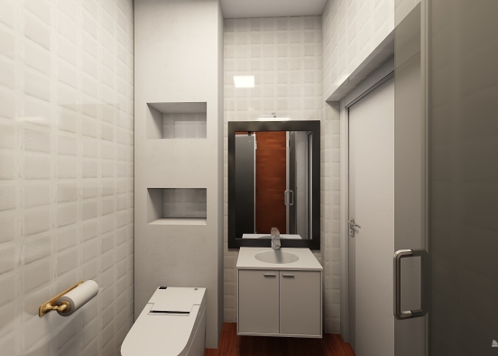 łazienka parter Design Rendering