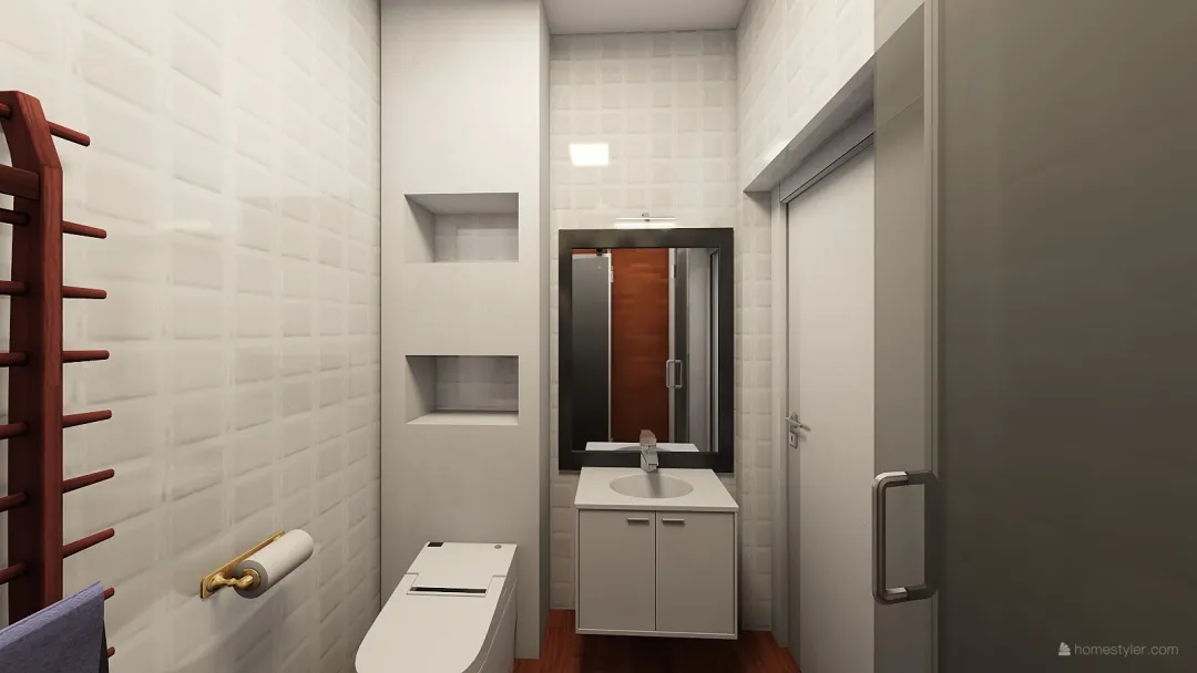 łazienka parter 3d design renderings
