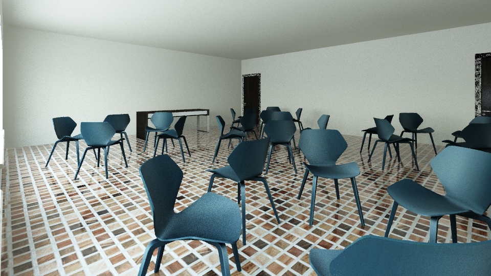 教室 3d design renderings