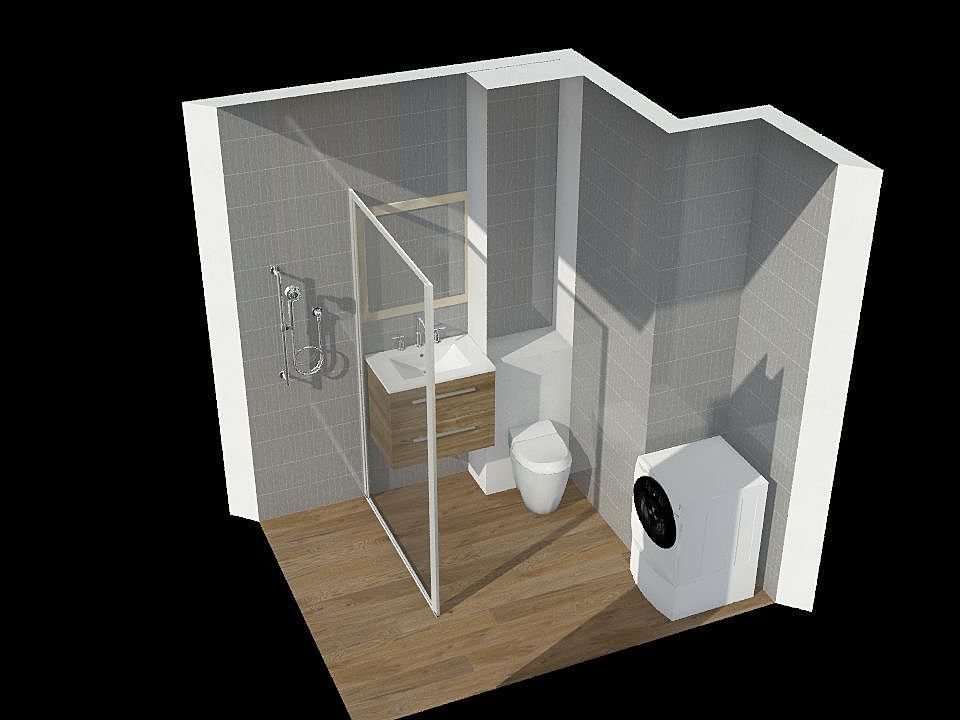 mieszkanie 3 duża kuchnia 3d design renderings