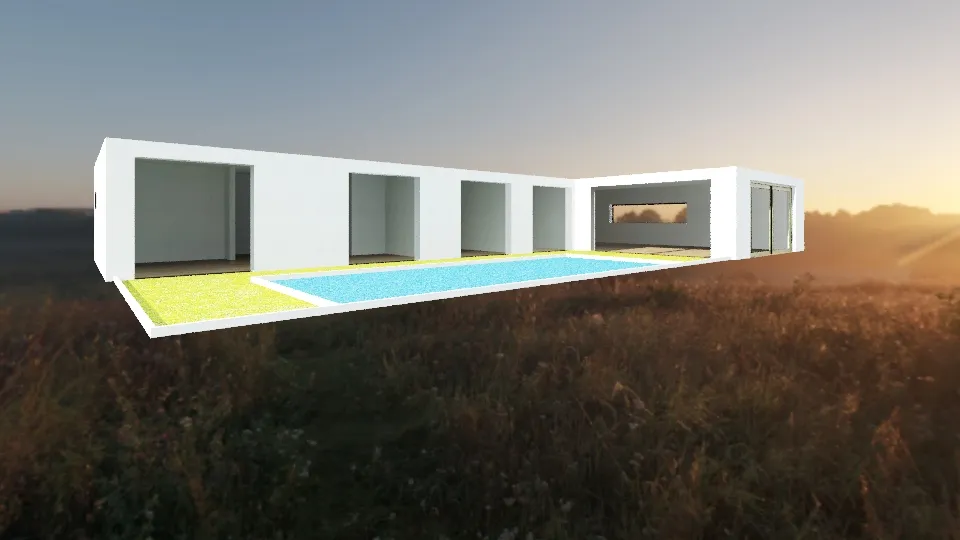 Casa L 3d design renderings