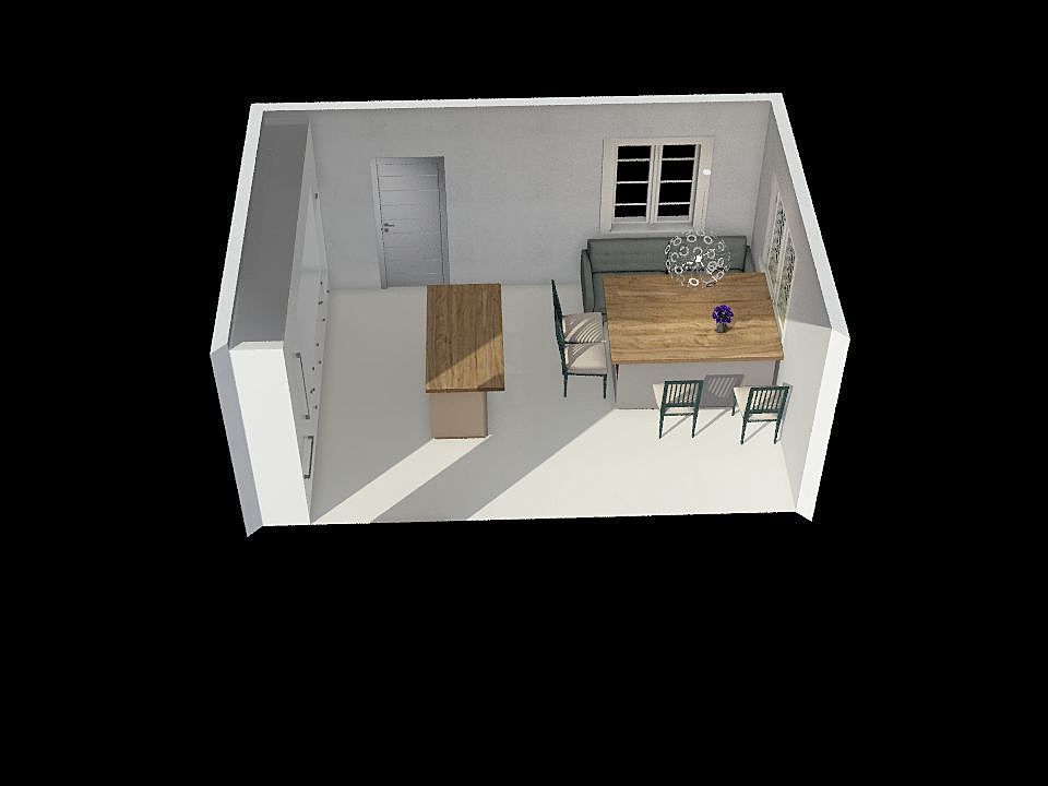 кухня 1 3d design renderings
