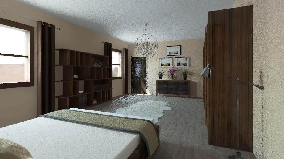 Bedroom - Major Project 3d design renderings