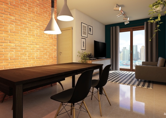 Apartamento Design Rendering