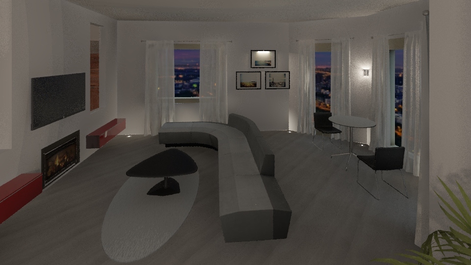 1 этаж - самый последний вариант серый 3d design renderings