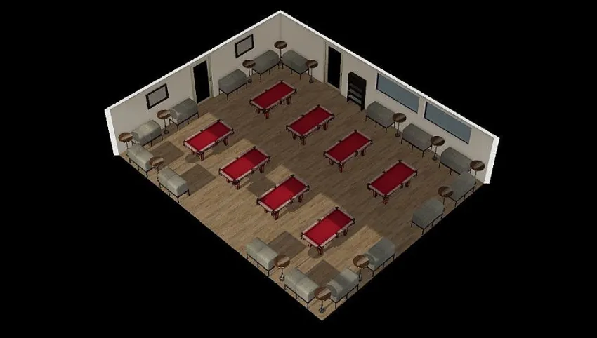 Pool Hall 3d design picture 122.6