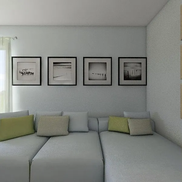 Apartamento Laís e Dayane 3d design renderings