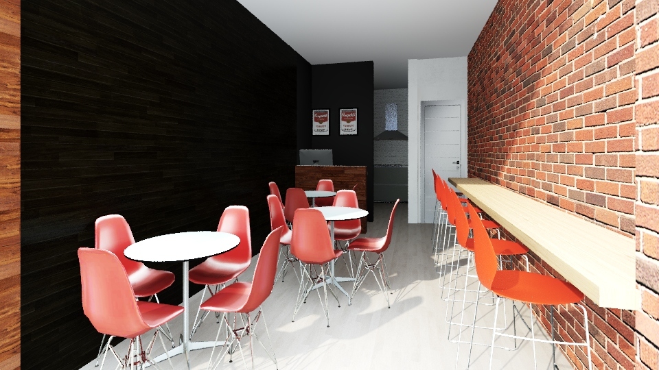 Da'Le Burger 3d design renderings