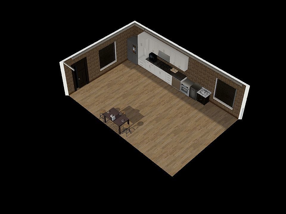 kitchen arrangement 3d design renderings
