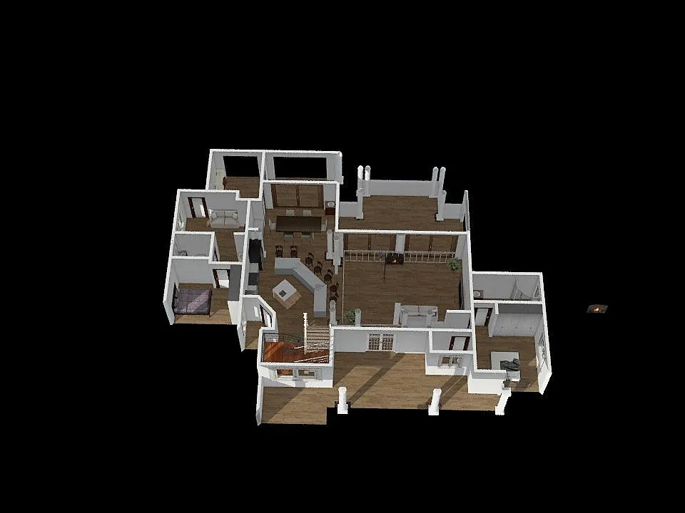 Tiani indoor outdoor SQ2 3d design renderings