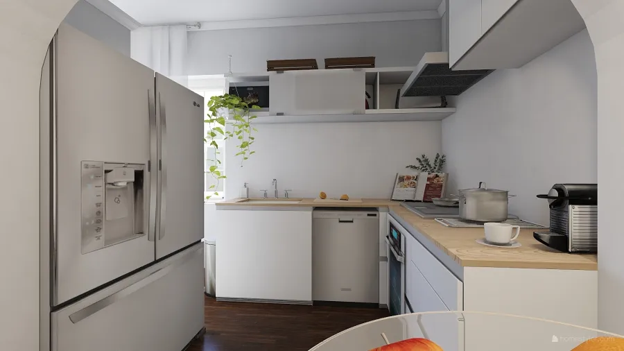Small apartment 3d design renderings