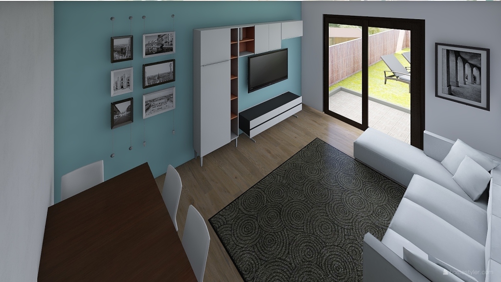 Suburb Apartment 3d design renderings