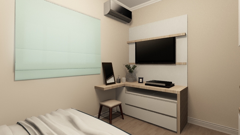 Camila Bueno - Dormitório 3d design renderings