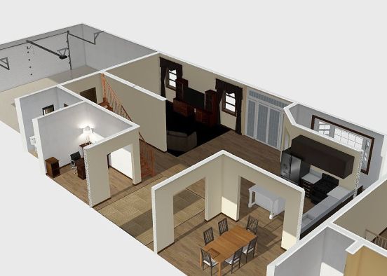 Home Floor Plan Design Rendering