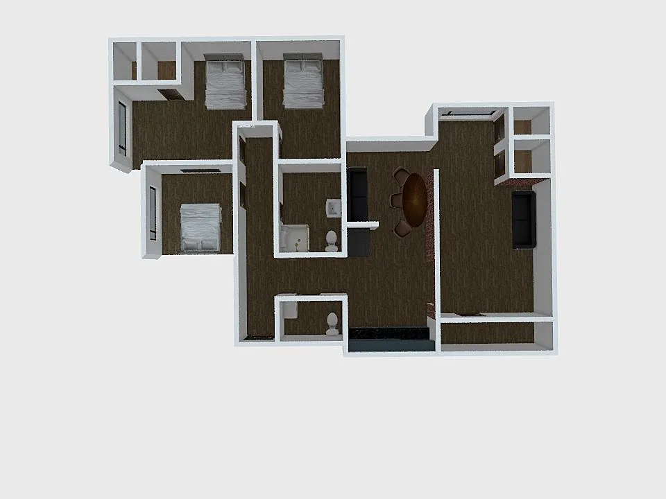 квартира12 3d design renderings