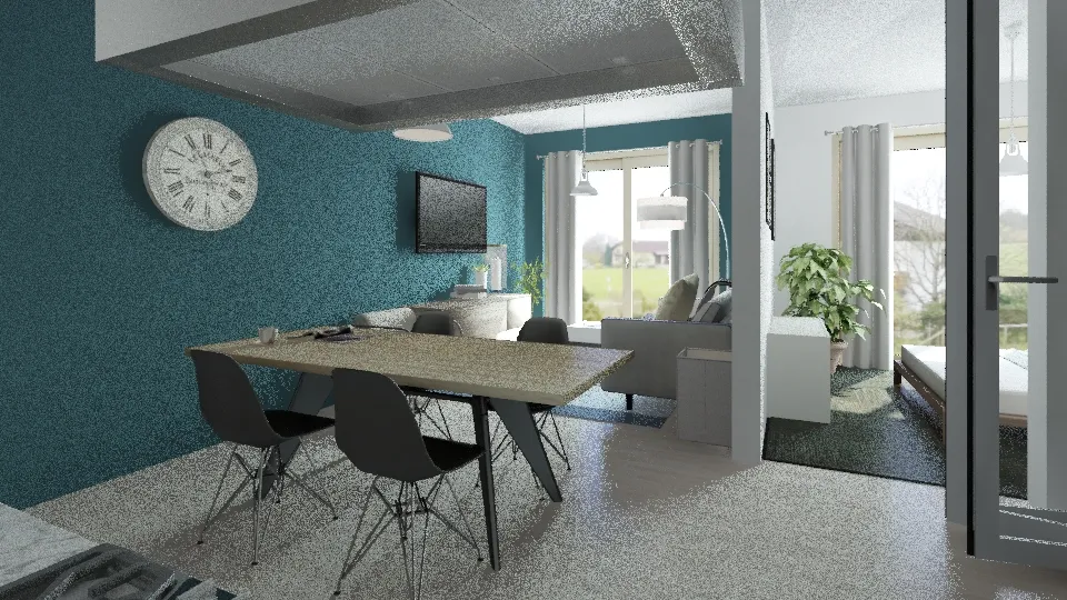 First Apartment at New Yo 3d design renderings